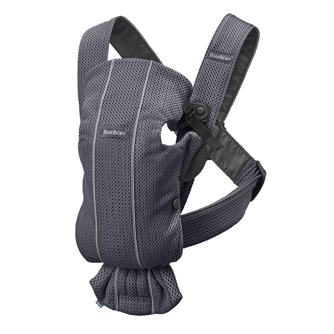 Baby Bjorn Baby Carrier Mini 3D Mesh (Anthracite)-Gear-Baby Bjorn-025537 MA-babyandme.ca