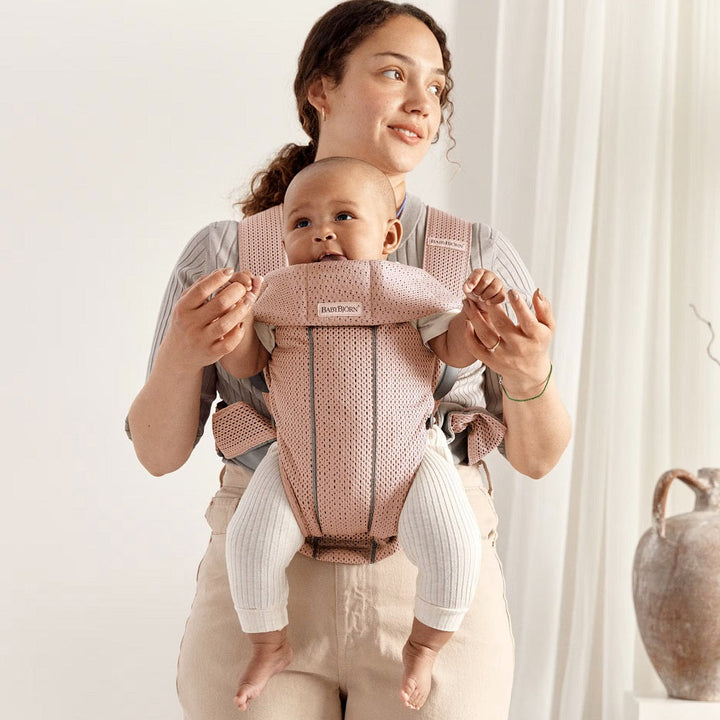 Baby Bjorn Baby Carrier Mini 3D Mesh (Dusty Pink)-Gear-Baby Bjorn-025537 DP-babyandme.ca