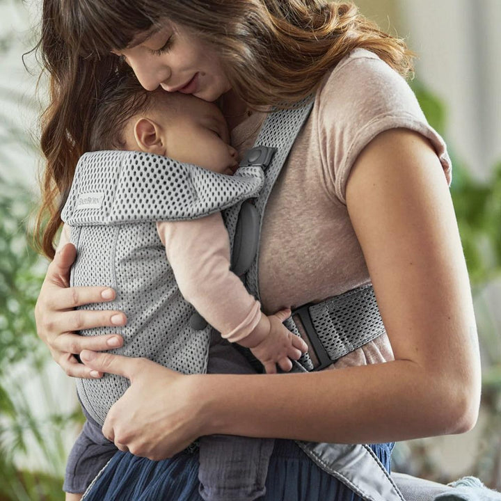 Baby Bjorn Baby Carrier Mini 3D Mesh (Grey)-Gear-Baby Bjorn-025537 MY-babyandme.ca