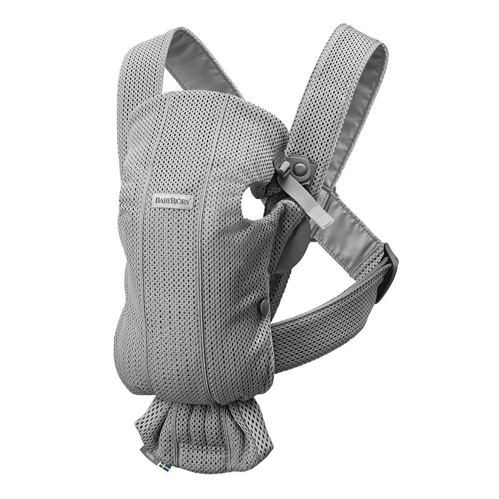 Baby Bjorn Baby Carrier Mini 3D Mesh (Grey)-Gear-Baby Bjorn-025537 MY-babyandme.ca