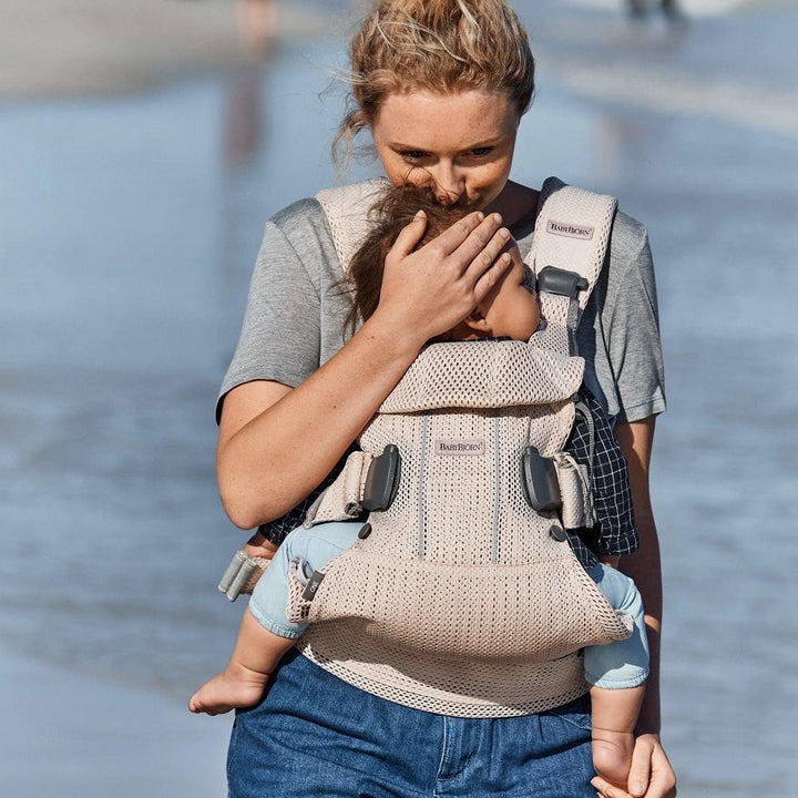Baby Bjorn Baby Carrier One Air 3D Mesh (Pearly Pink)-Gear-Baby Bjorn-026069 PP-babyandme.ca