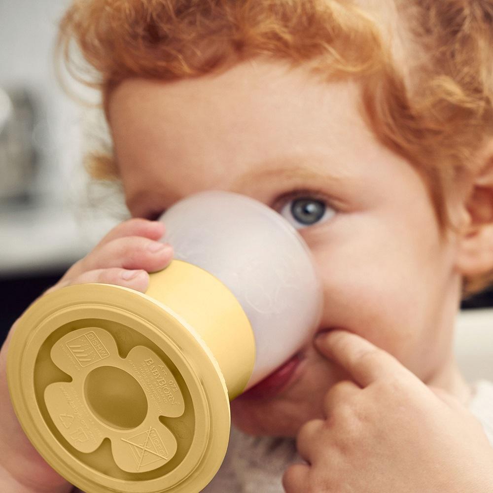 Baby Bjorn Baby Cup 2-Pack (Powder Yellow)-Feeding-Baby Bjorn-026163 PY-babyandme.ca