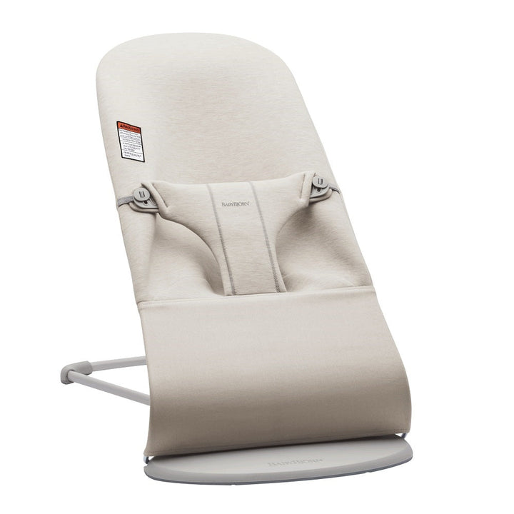 Baby Bjorn Bouncer Bliss 3D Jersey (Light Beige/Light Grey Frame)-Gear-Baby Bjorn-027623 LB/LG-babyandme.ca