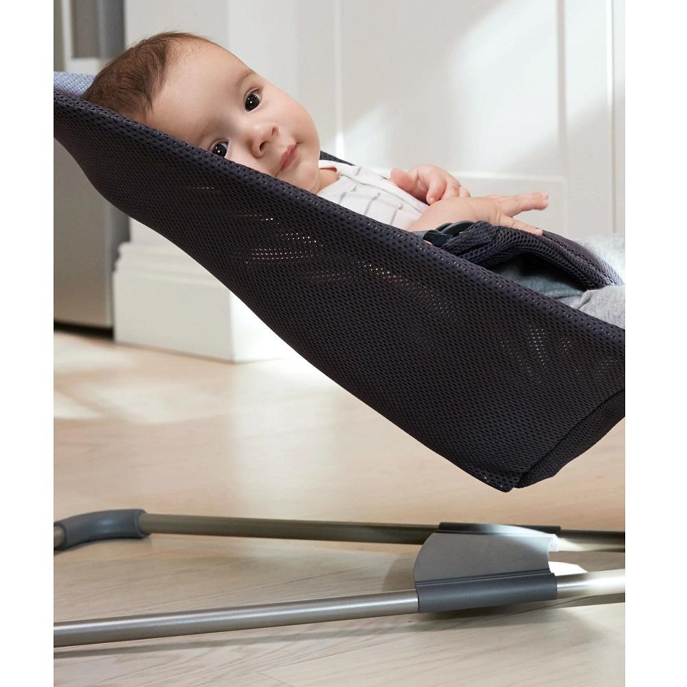 Baby Bjorn Bouncer Bliss 3D Mesh (Anthracite/Dark Grey Frame)-Gear-Baby Bjorn-025536 AN-babyandme.ca