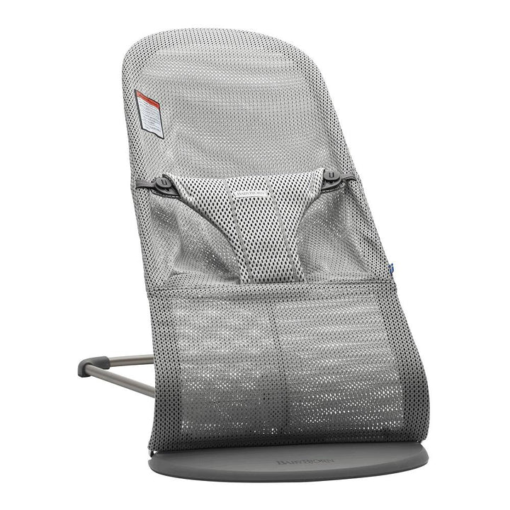 Baby Bjorn Bouncer Bliss 3D Mesh (Grey/Dark Grey Frame)-Gear-Baby Bjorn-025536 GY-babyandme.ca