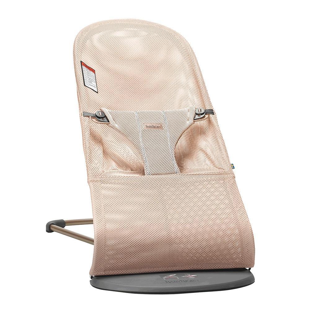 Baby Bjorn Bouncer Bliss 3D Mesh (Pearly Pink/Dark Grey Frame)-Gear-Baby Bjorn-025536 PP-babyandme.ca