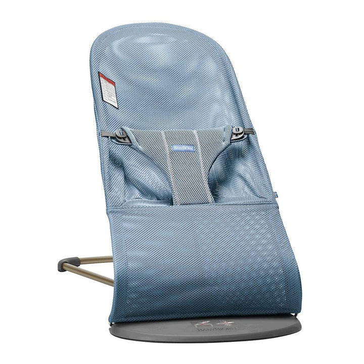 Baby Bjorn Bouncer Bliss 3D Mesh (Slate Blue/Dark Grey Frame)-Gear-Baby Bjorn-025536 SB-babyandme.ca