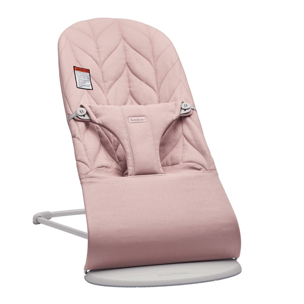 Baby Bjorn Bouncer Bliss Cotton Petal Quilt (Dusty Pink/Light Grey Frame)-Gear-Baby Bjorn-031648 DP/LG-babyandme.ca