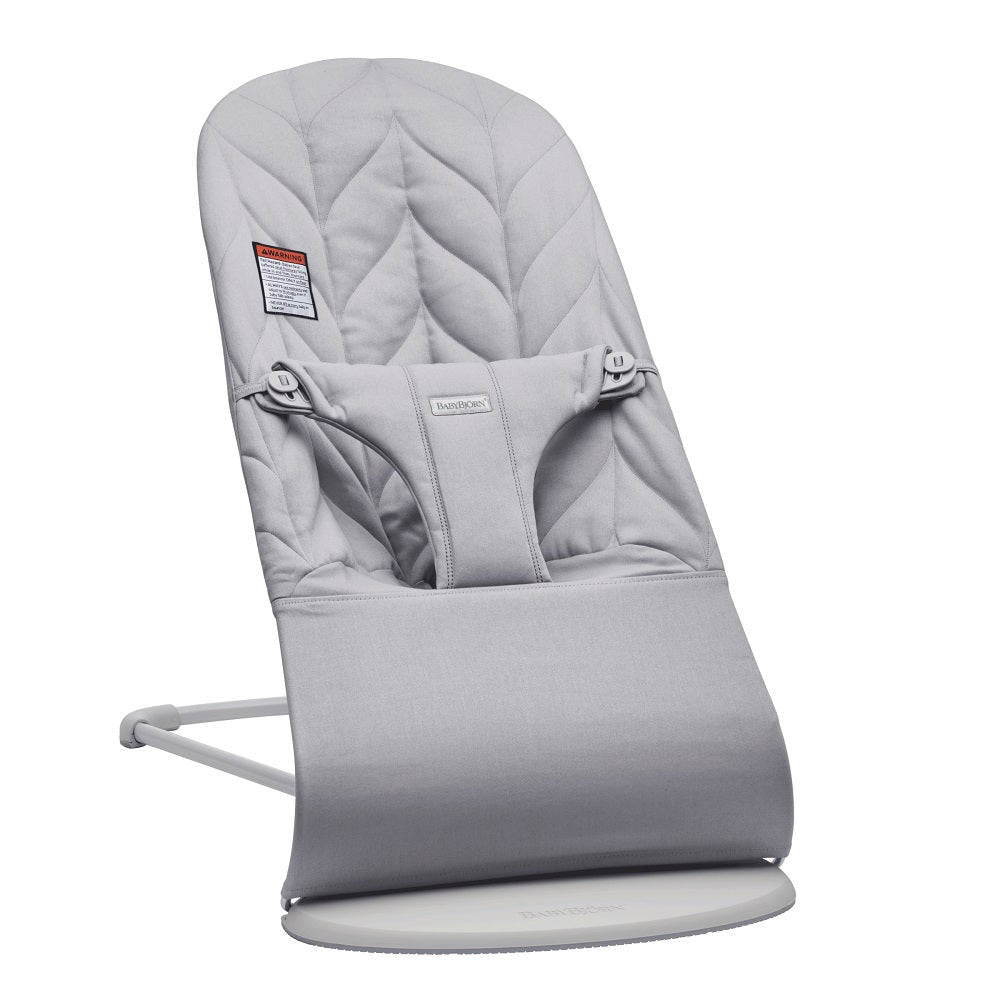 Baby Bjorn Bouncer Bliss Cotton Petal Quilt (Light Grey/Light Grey Frame)-Gear-Baby Bjorn-031648 LG/LG-babyandme.ca