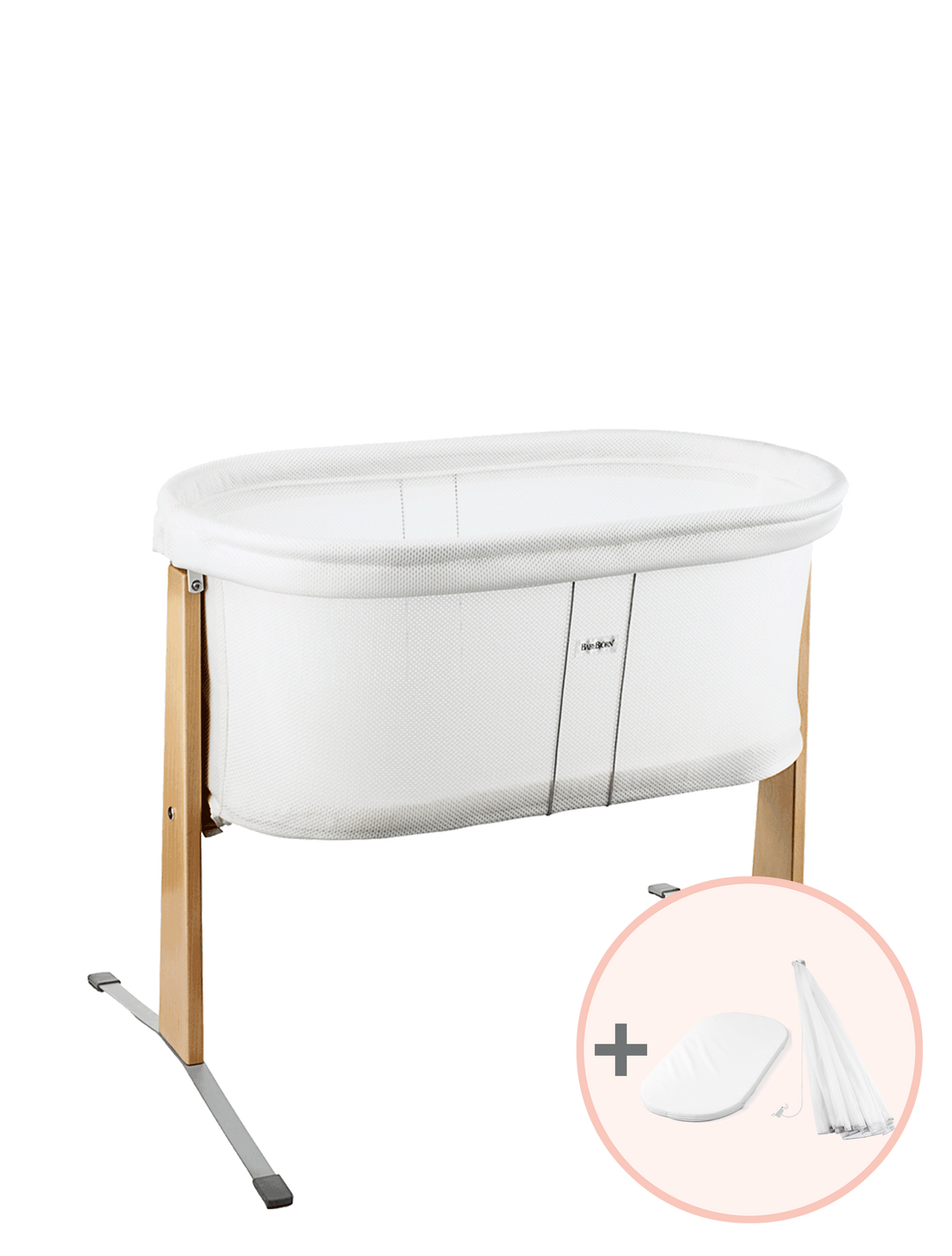 Baby Bjorn Cradle Bundle with fitted Sheet Canopy