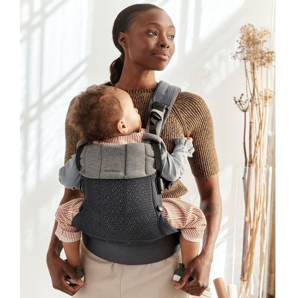 Baby Bjorn Harmony Carrier 3D Mesh (Anthracite)-Gear-Baby Bjorn-030037 AN-babyandme.ca