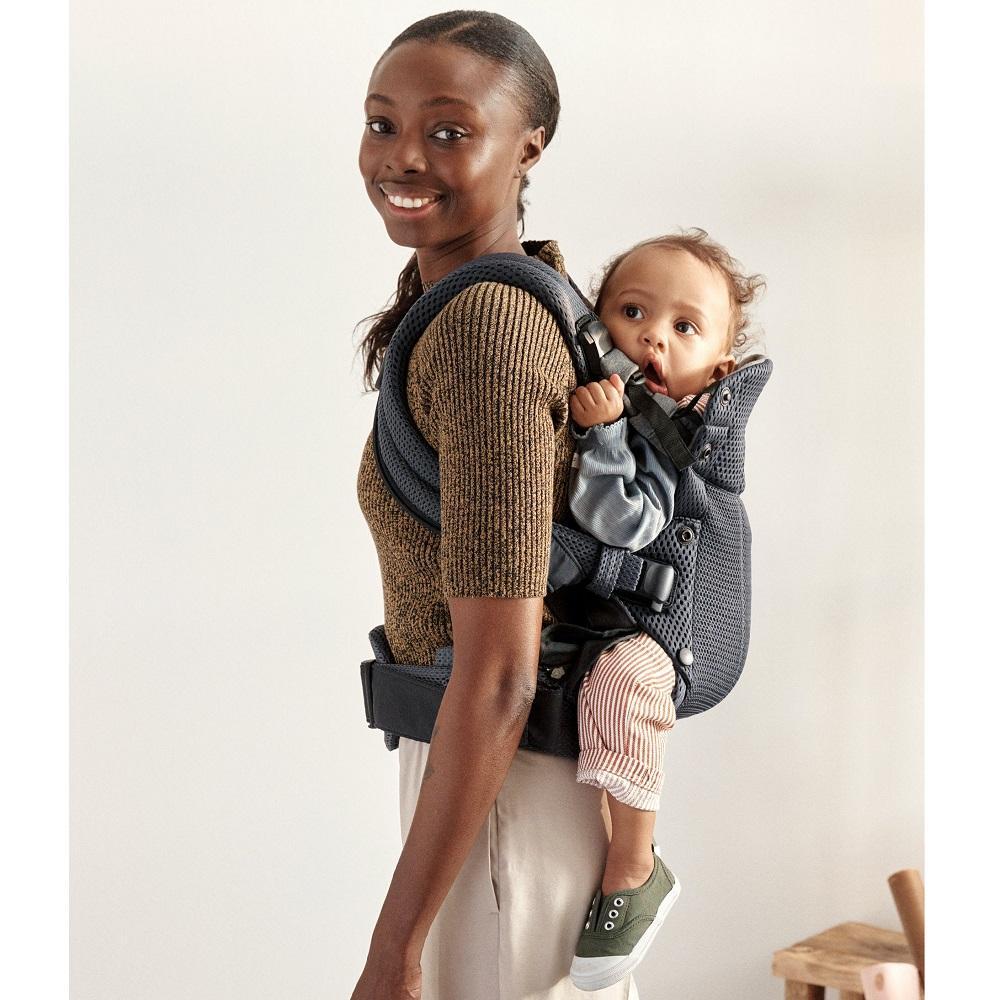 Baby Bjorn Harmony Carrier 3D Mesh (Anthracite)-Gear-Baby Bjorn-030037 AN-babyandme.ca