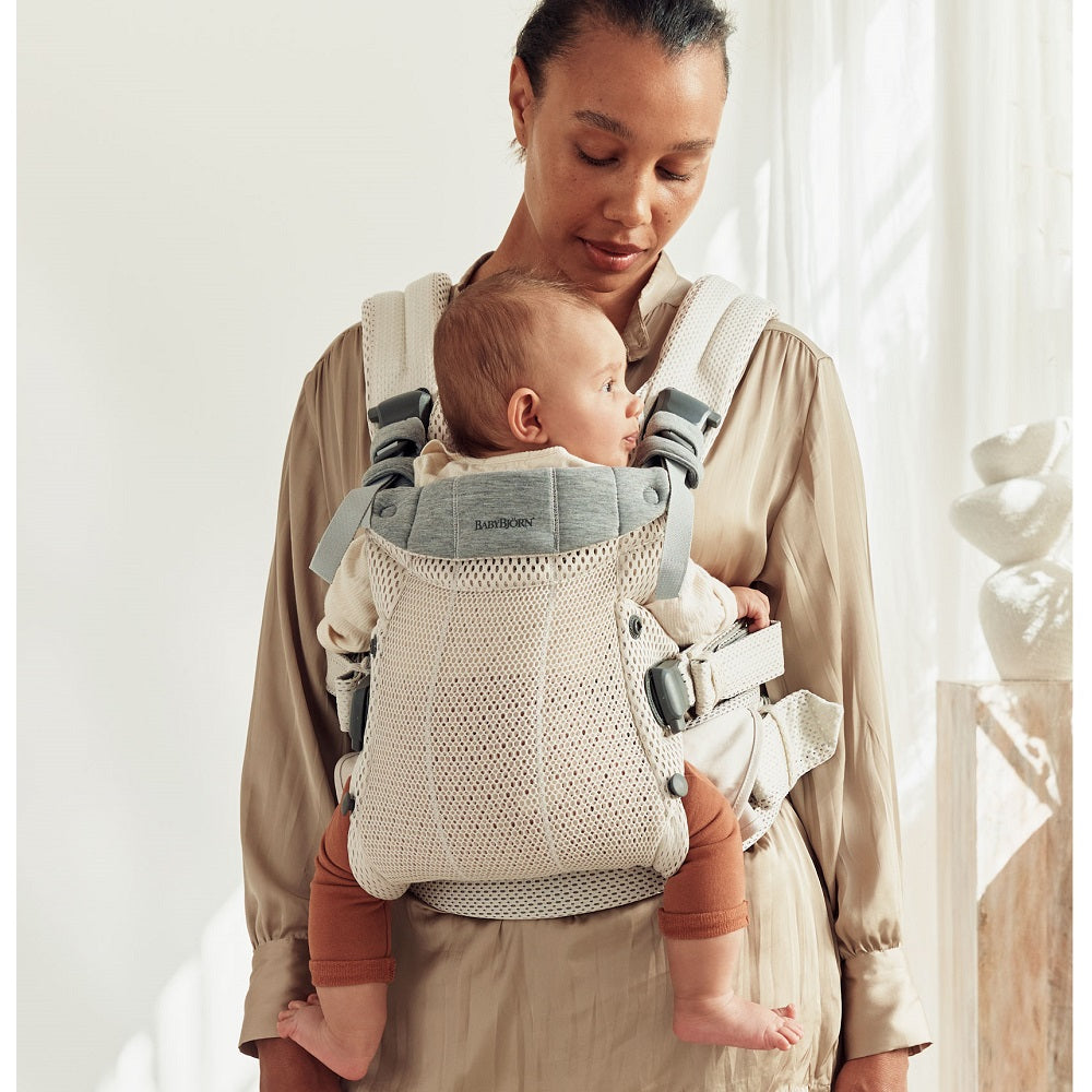 Baby Bjorn Harmony Carrier 3D Mesh (Cream) babyandme.ca babyandme