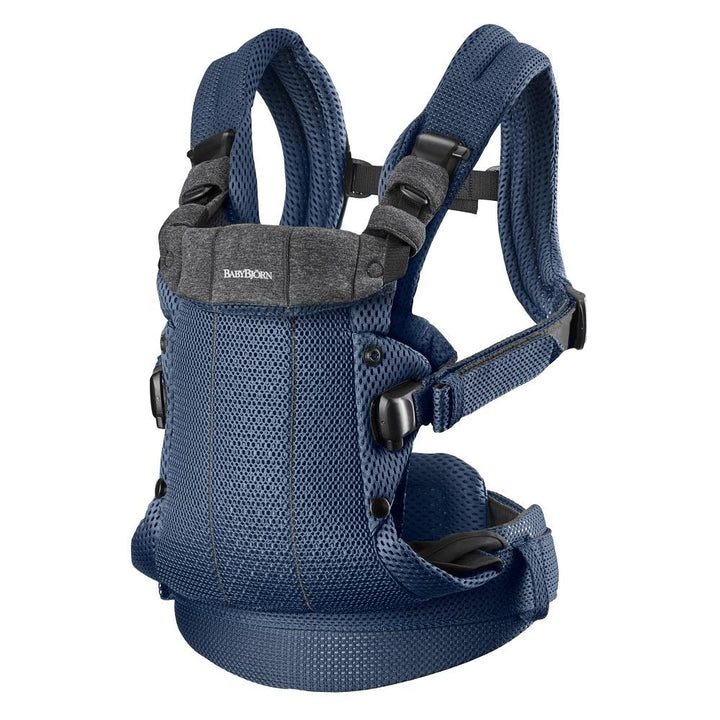 Baby Bjorn Harmony Carrier 3D Mesh (Navy Blue)-Gear-Baby Bjorn-030037 NY-babyandme.ca