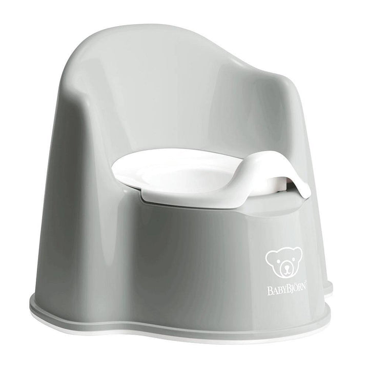 Baby Bjorn Potty Chair (Grey/White)-Bath-Baby Bjorn-000033 GRY-babyandme.ca