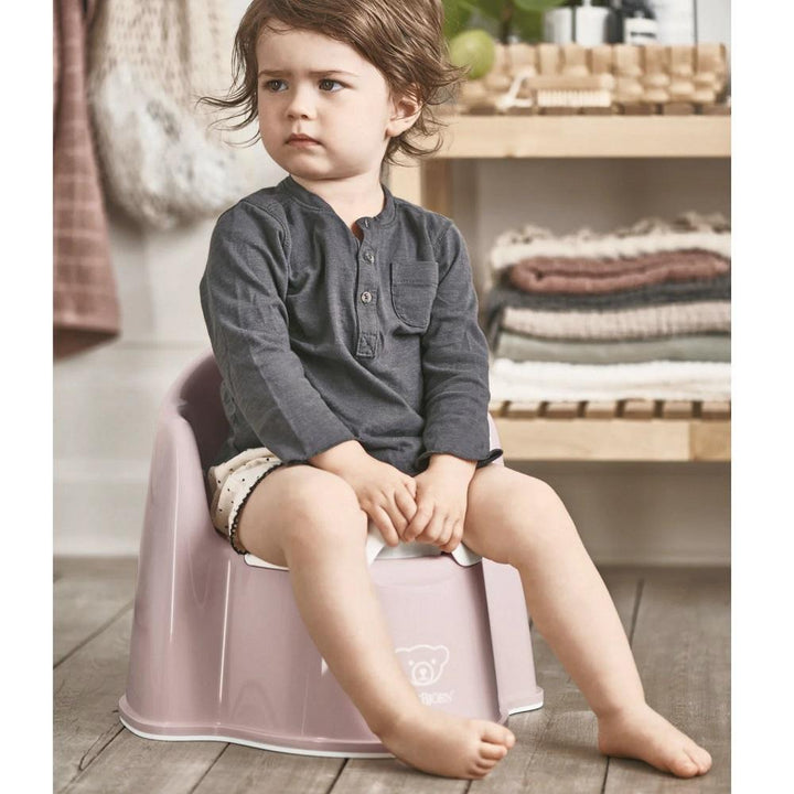 Baby Bjorn Potty Chair (Powder Pink/White)-Bath-Baby Bjorn-000033 PP-babyandme.ca