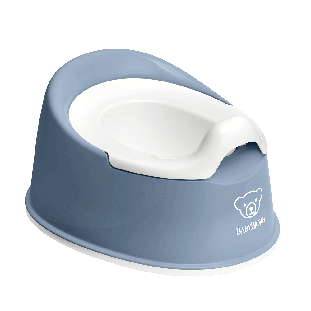 Baby Bjorn Smart Potty (Deep Blue/White)-Bath-Baby Bjorn-026018 DB-babyandme.ca