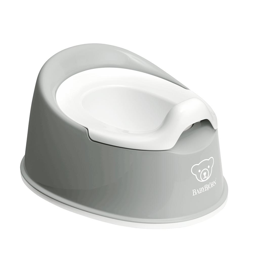 Baby Bjorn Smart Potty (Grey/White)-Bath-Baby Bjorn-026018 GY-babyandme.ca