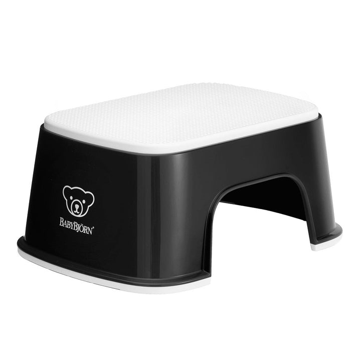 Baby Bjorn Step Stool (Black/White)-Bath-Baby Bjorn-000035 BW-babyandme.ca