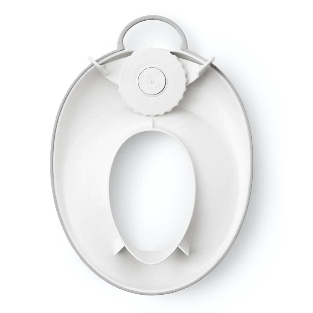 Baby Bjorn Toilet Training Seat (White/Grey)-Bath-Baby Bjorn-000032 W/G-babyandme.ca
