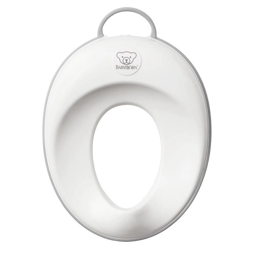 Baby Bjorn Toilet Training Seat (White/Grey)-Bath-Baby Bjorn-000032 W/G-babyandme.ca
