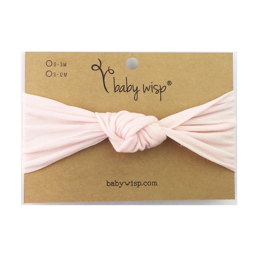 Baby Wisp Turban Knot Headband (Pale Pink)-Apparel-Baby Wisp-025027 PP-babyandme.ca