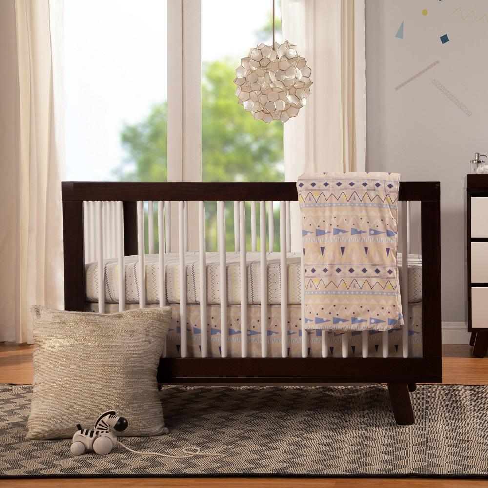 Babyletto Hudson 3-in-1 Crib with Toddler Bed Conversion Kit (Espresso/White) IN-STOCK-Nursery-Million Dollar Baby-028453 EW-babyandme.ca