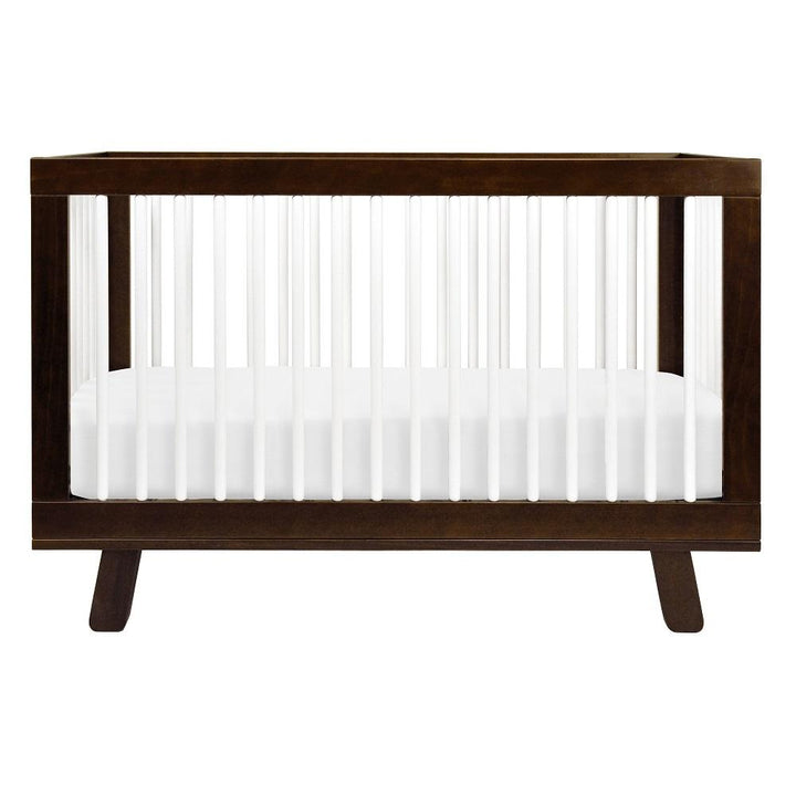 Babyletto Hudson 3-in-1 Crib with Toddler Bed Conversion Kit (Espresso/White) IN-STOCK-Nursery-Million Dollar Baby-028453 EW-babyandme.ca