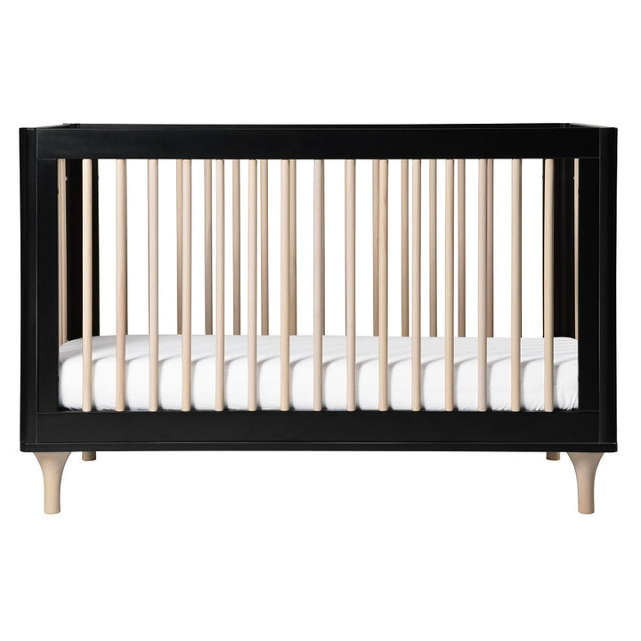 Babyletto Lolly 3-in-1 Crib with Toddler Bed Conversion Kit (Black/Washed Natural) IN-STOCK-Nursery-Million Dollar Baby-030966 BK-babyandme.ca