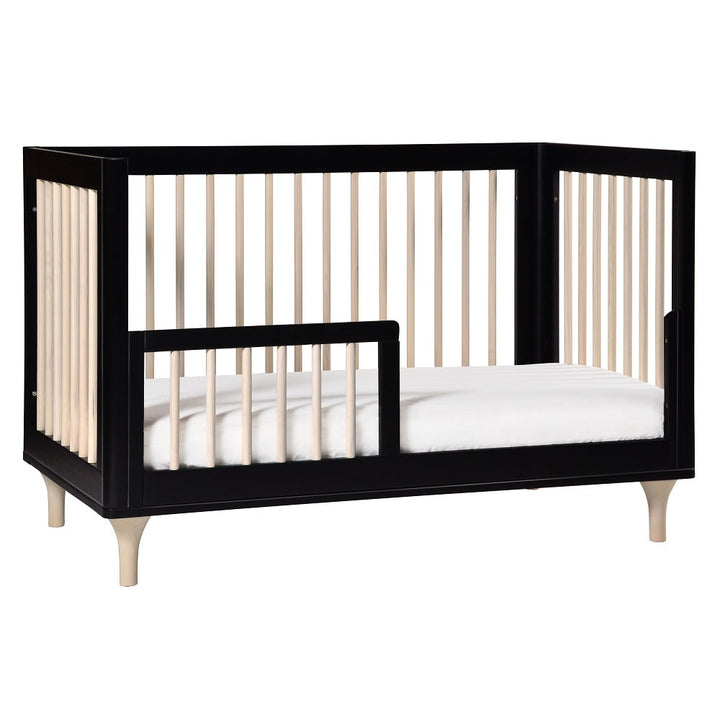 Babyletto Lolly 3-in-1 Crib with Toddler Bed Conversion Kit (Black/Washed Natural) IN-STOCK-Nursery-Million Dollar Baby-030966 BK-babyandme.ca