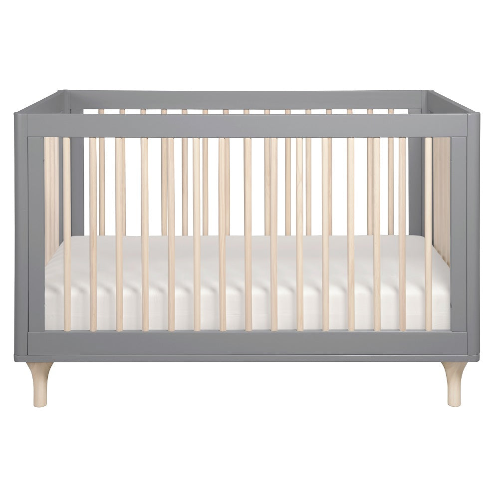 Babyletto Lolly 3-in-1 Crib with Toddler Bed Conversion Kit (Grey/Washed Natural) IN-STOCK-Nursery-Million Dollar Baby-030966 GY-babyandme.ca