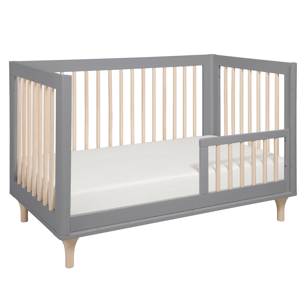 Babyletto Lolly 3-in-1 Crib with Toddler Bed Conversion Kit (Grey/Washed Natural) IN-STOCK-Nursery-Million Dollar Baby-030966 GY-babyandme.ca