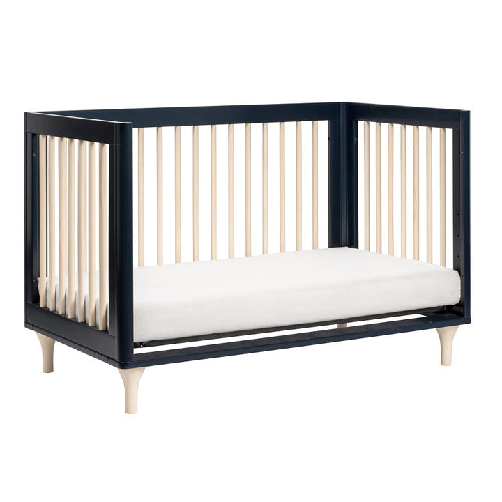 Babyletto Lolly 3-in-1 Crib with Toddler Bed Conversion Kit (Navy/Washed Natural) IN-STOCK-Nursery-Million Dollar Baby-030966 NN-babyandme.ca