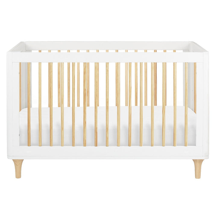 Babyletto Lolly 3-in-1 Crib with Toddler Bed Conversion Kit (White/Natural) IN-STOCK-Nursery-Million Dollar Baby-030966 WN-babyandme.ca