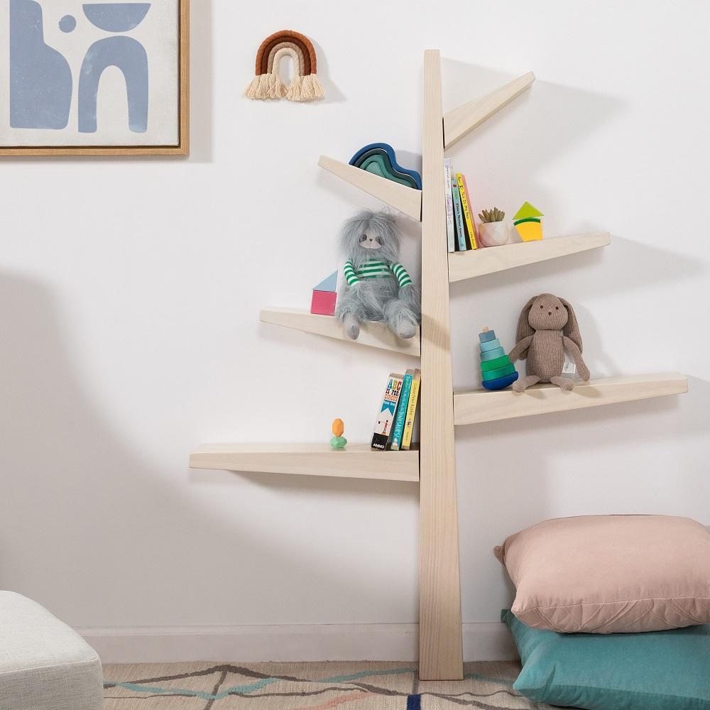 Babyletto Spruce Tree Bookcase (Washed Natural) IN-STOCK-Nursery-Million Dollar Baby-030048 WN-babyandme.ca