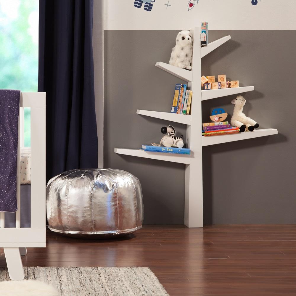 Babyletto Spruce Tree Bookcase (White) IN-STOCK-Nursery-Million Dollar Baby-030048 WH-babyandme.ca