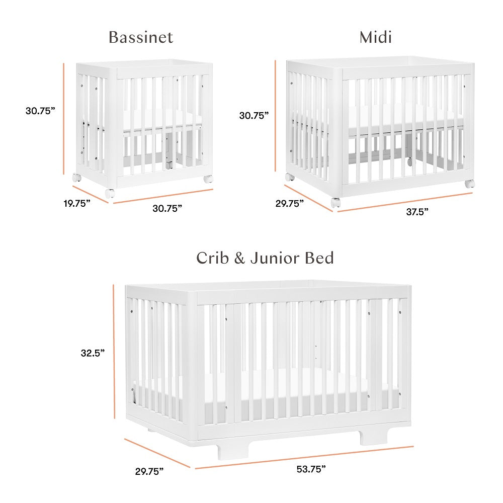 White babyletto crib 2025