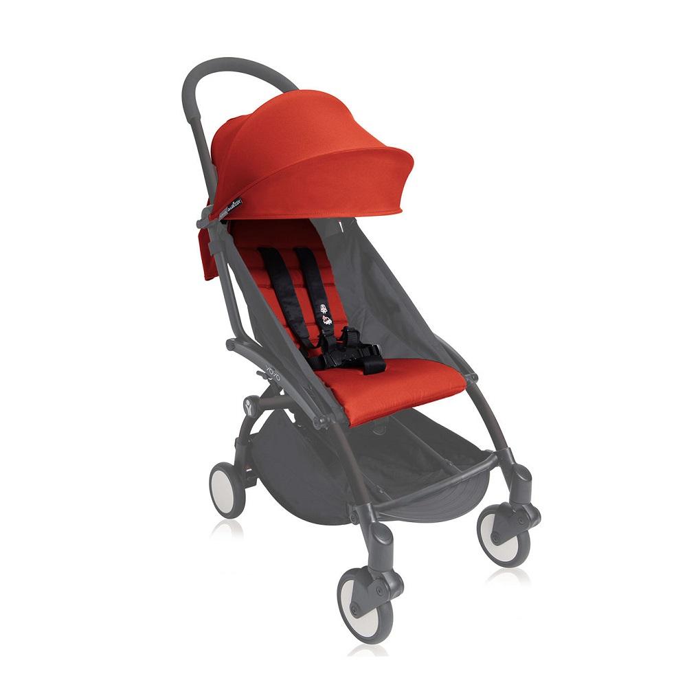 Babyzen YOYO² Stroller Fabric (Red)-Gear-Babyzen-025119 RD-babyandme.ca