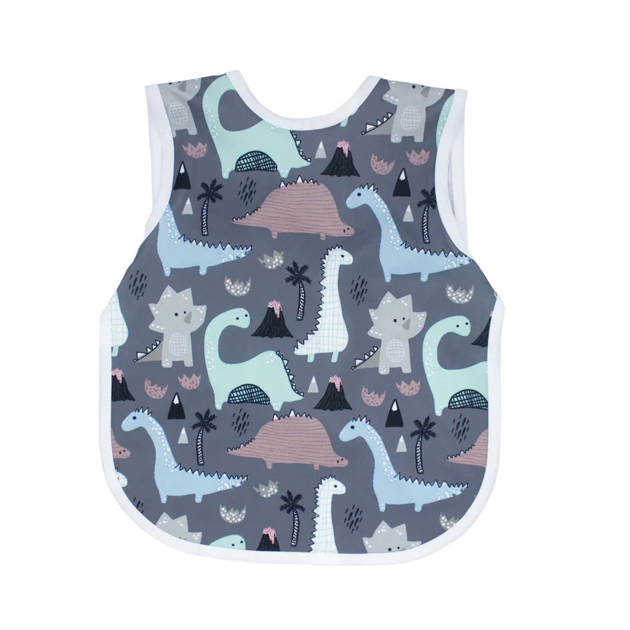 BapronBaby Bapron Toddler Bib (Dinosaur Drawing)-Feeding-BapronBaby-027084 DD 6M+-babyandme.ca