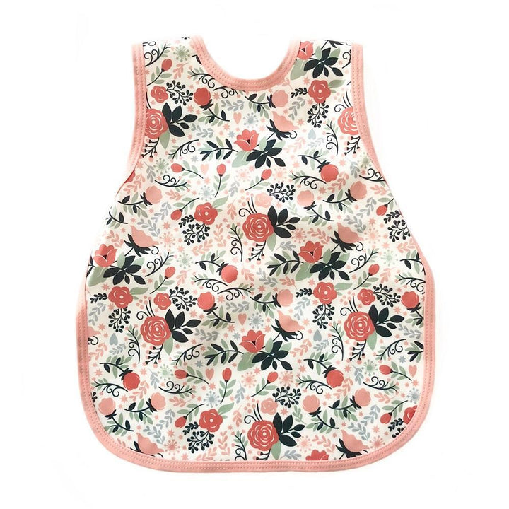 BapronBaby Bapron Toddler Bib (Vintage Rose Floral)-Feeding-BapronBaby-027084 RF 6M+-babyandme.ca