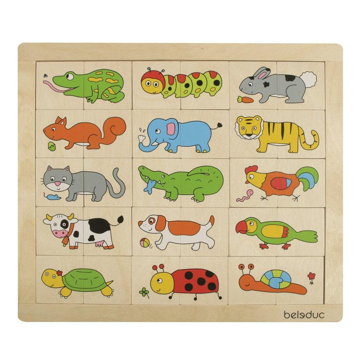 Beleduc Match & Mix (Animals)-Toys & Learning-Beleduc-030563 AM-babyandme.ca