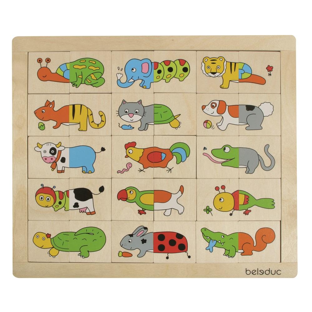 Beleduc Match & Mix (Animals)-Toys & Learning-Beleduc-030563 AM-babyandme.ca