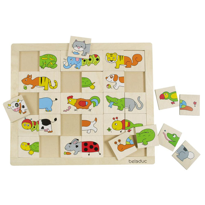 Beleduc Match & Mix (Animals)-Toys & Learning-Beleduc-030563 AM-babyandme.ca