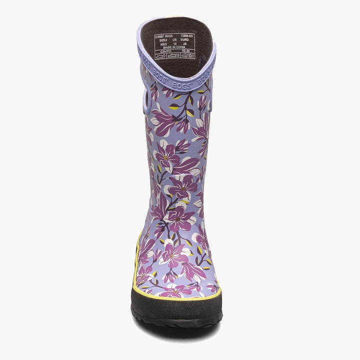 Bogs Kids Rainboot (Magnolia Periwinkle)-Apparel-Bogs--babyandme.ca