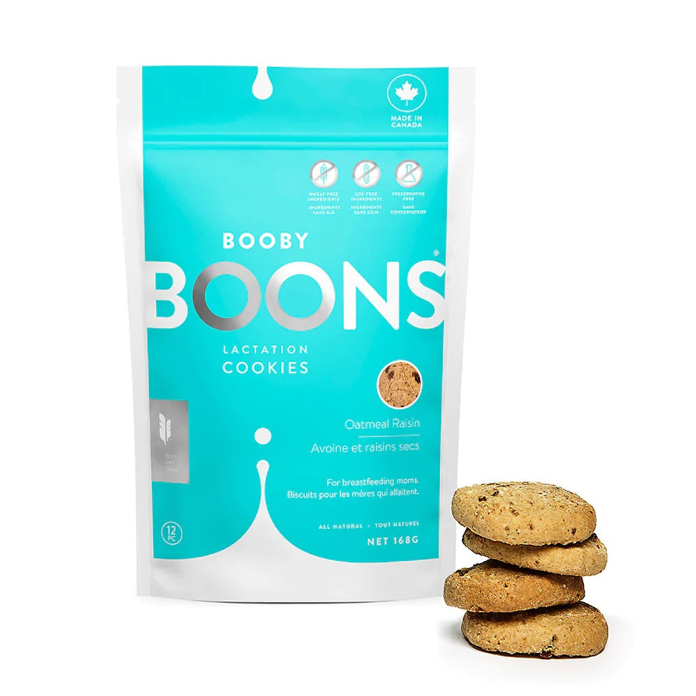 Booby Boons Lactation Cookies (Oatmeal Raisin)-Feeding-Stork & Dove-010736 OR-babyandme.ca