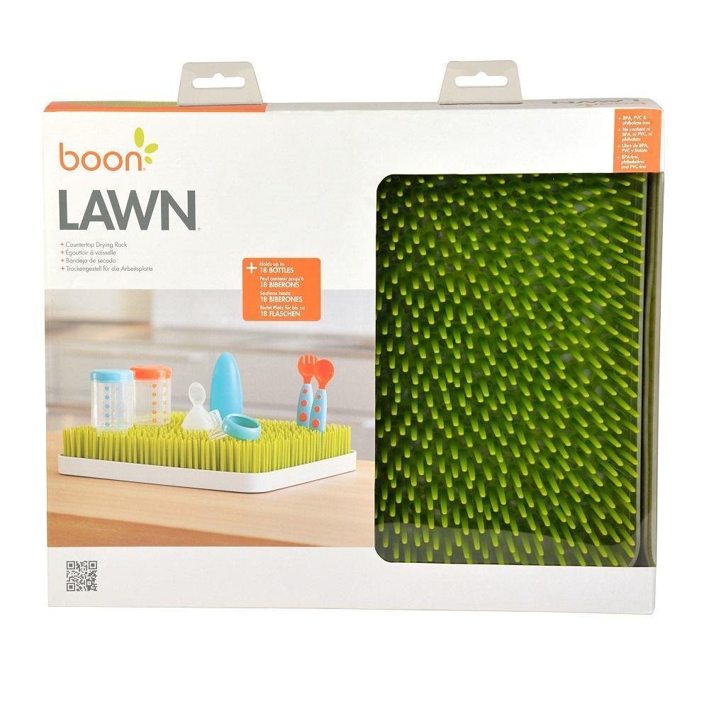 Boon Lawn Countertop Drying Rack (Green)-Feeding-Boon-008197 GR-babyandme.ca