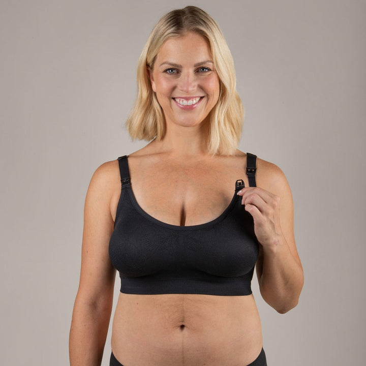 Bravado Beaucoup Nursing Bra (Black)-Apparel-Bravado--babyandme.ca