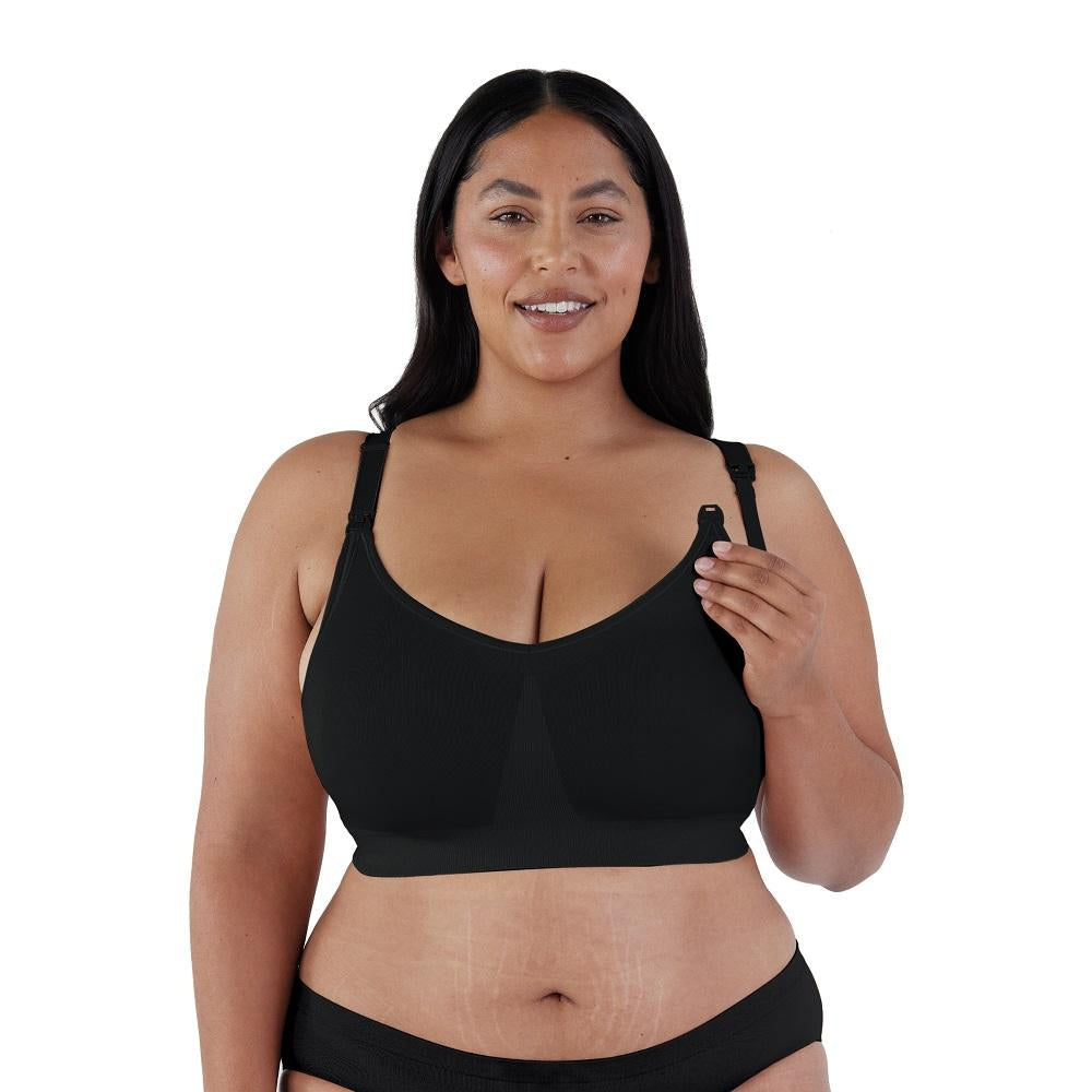 Bravado Body Silk Seamless Full Cup Nursing Bra 2.0 (Black)-Feeding-Bravado--babyandme.ca