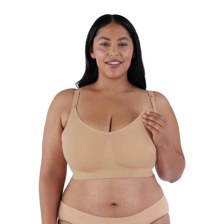 Bravado Body Silk Seamless Full Cup Nursing Bra 2.0 (Butterscotch)-Feeding-Bravado--babyandme.ca