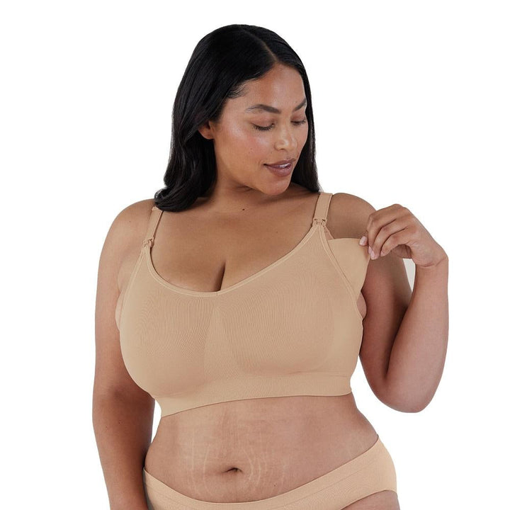 Bravado Body Silk Seamless Full Cup Nursing Bra 2.0 (Butterscotch)-Feeding-Bravado--babyandme.ca